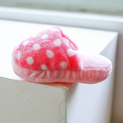 Pet Toy Stuffed Squeak Slipper Doll, 1 Piece, Tinkle