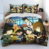 3D luxury Detective Conan Cartoon Bedding Sets exquisite bed supplies set duvet cover bed comforter set bedding birthday gift