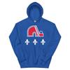 Quebec Nordiques Hockey Retro Graphic Unisex Hoodie