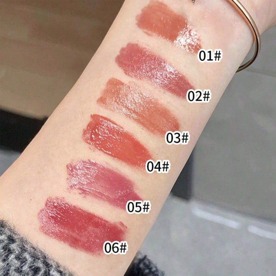 Hydrating Glossy Tinted Lip Balm, Long Lasting Color Payoff Moisturizing Non-Sticky Lip Care, Plumpi
