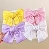 Frauen Elegante Schleife Haarspangen Einfarbig Satin Schleife Clips Mädchen Koreanische Fee Haarnadeln Party Kopfschmuck Haaraccessoires