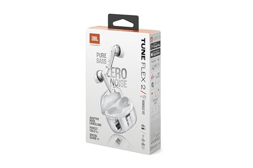JBL Tune Flex 2 Wireless Earphones Noise Canceling White