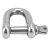 Screw Pin Anchor Shackle Stainless Steel DShaped Bow Shackle for Chains Outdoor Camping Survival Rope(M10 )