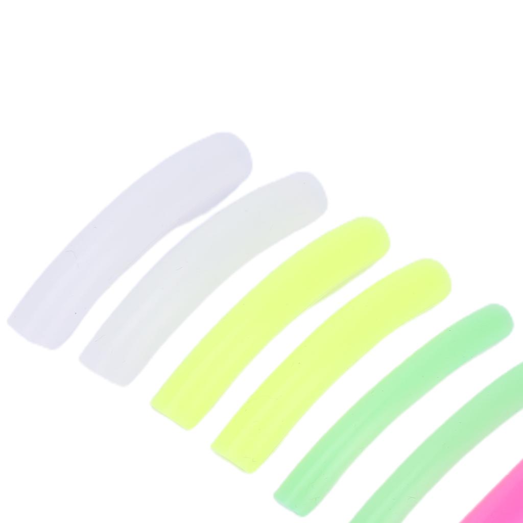 6 Pairs Reusable Eyelash Perming Pad Colorful Silicone Eyelash Perm Lift Pad Makeup Tool