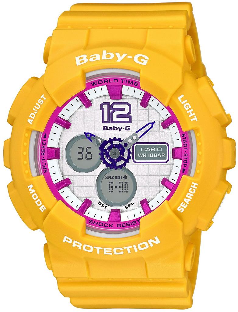 Watch Babygie Yellow [Casio] BA-120-9BJF