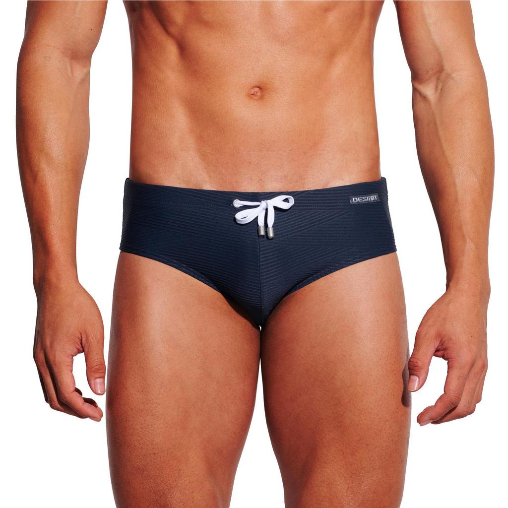 Desmiit 2026 Men's Sexy Low-Waist High-Stretch Triangle Swim Briefs S3632