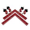 Woodworking Aluminum Alloy 90° Right Angle Clamp Set (3/6/12 pcs)