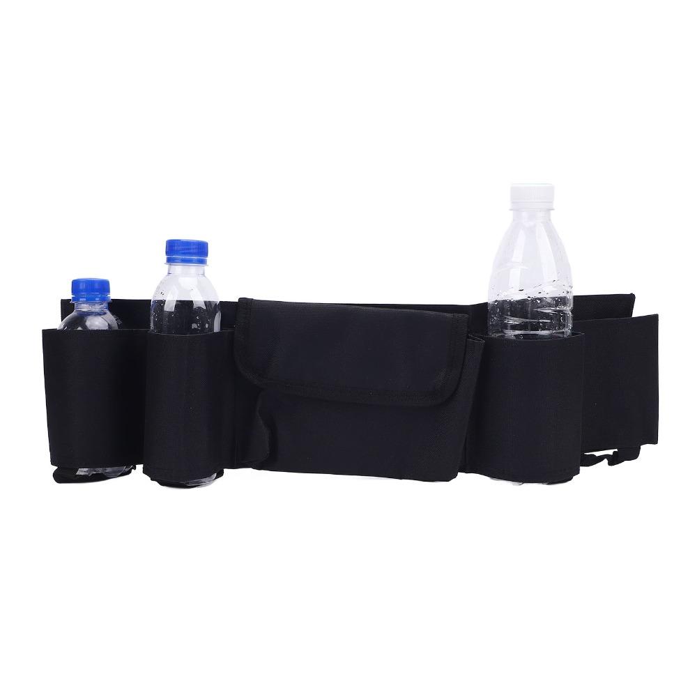 4 Bottle Pockets Waist Tools Bag Adjustable Tool Pouch Belt Adjustable Bottle Bag Housekeeping