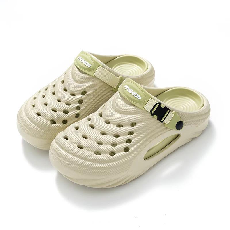 

2025 Мужские уличные пляжные и для вождения закрытые прохладные шлепанцы 40-41 светло-зеленый