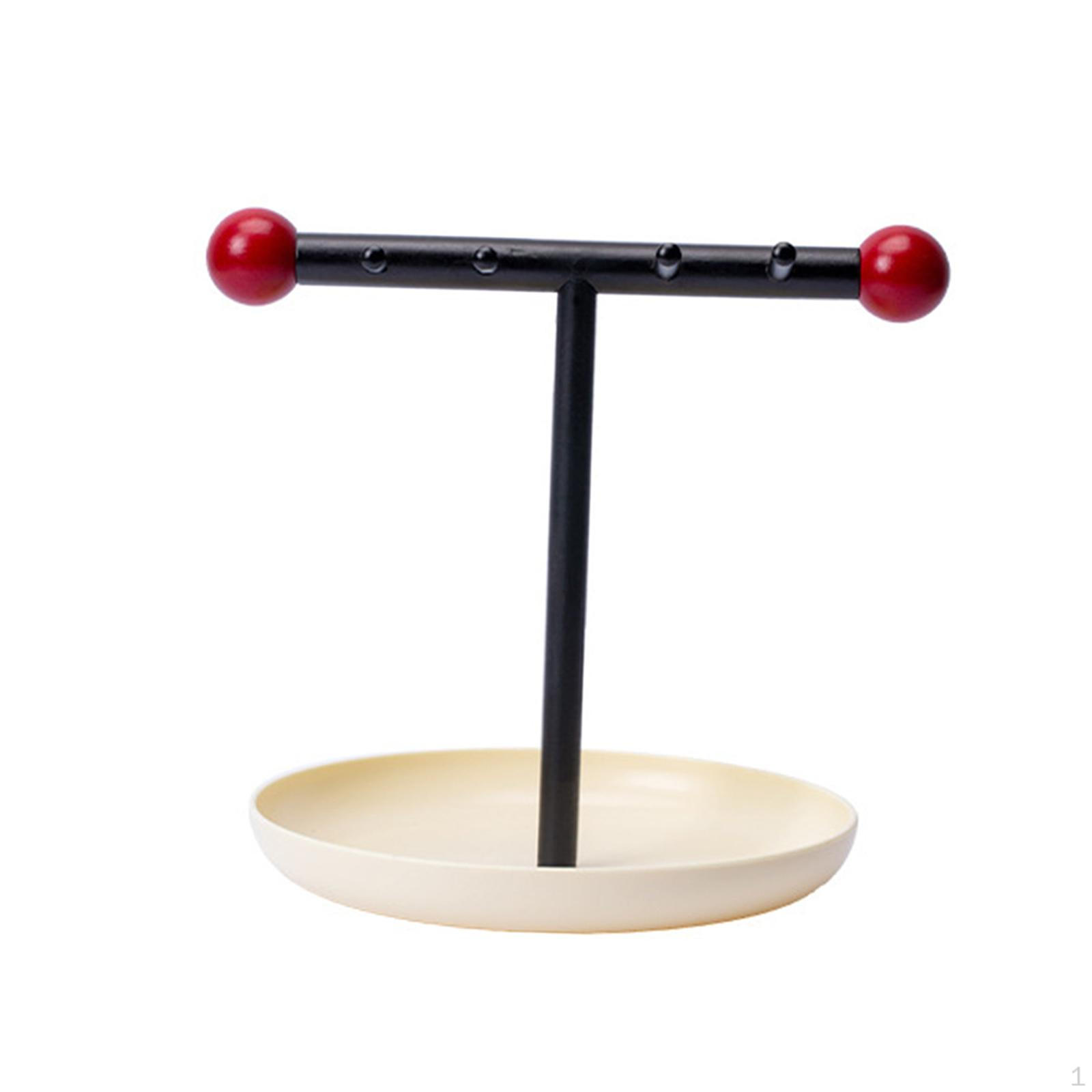 

Органайзер для ювелирных изделий, подставка для ключей, декоративный лоток для хранения мелочей, стойка для прихожей White Tray Black Rod