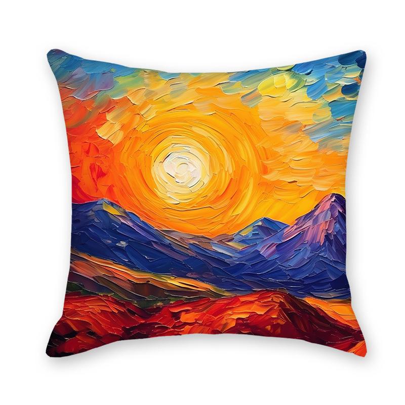 Neue Abstrakte Sternenhimmel Zuhause Sofa Lendenkissenbezug Bettseite Sofa Imitation Superweicher Lendenkissenbezug