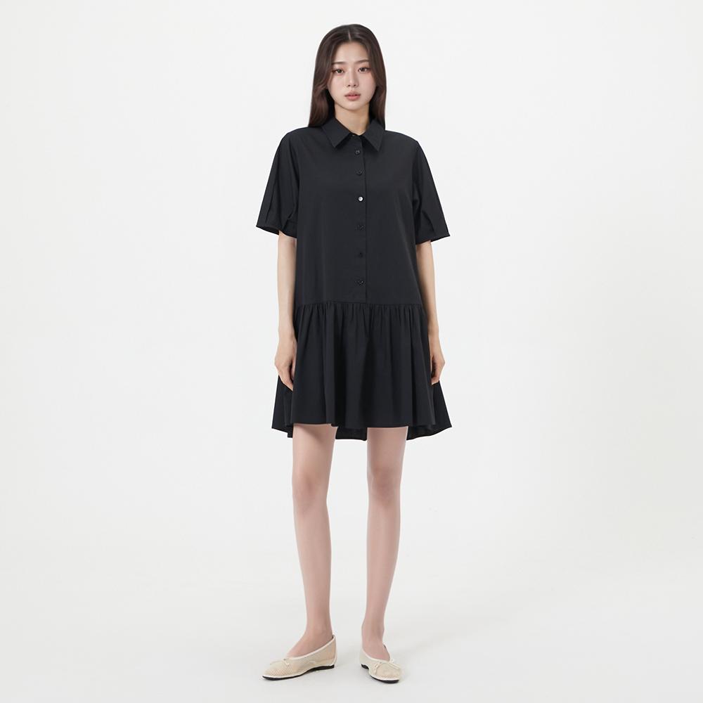 Rap Short-Sleeve Shirt Mini Dress As2Wos65