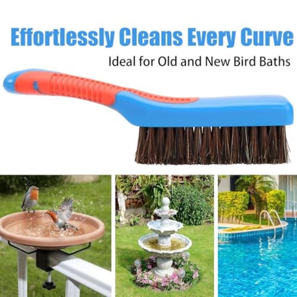 304 Stainless Steel Material Bird Bath Scrub Brushes Heavy-Duty Brushes