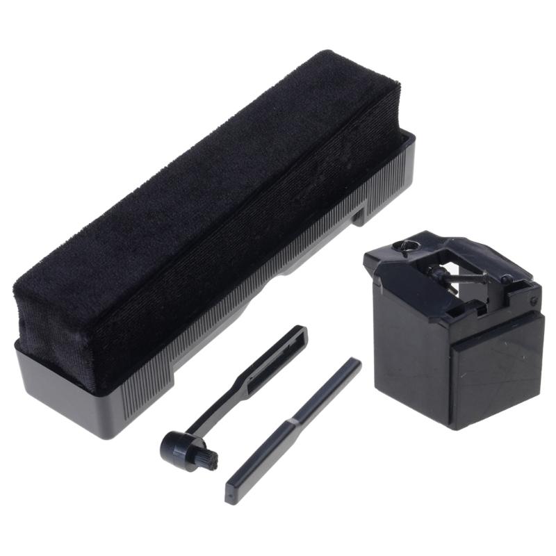 Пластиковые иглы для проигрывателя, стилусы, деталь для обслуживания фонографа со щеткой для чистки, стилусы для проигрывателя 1