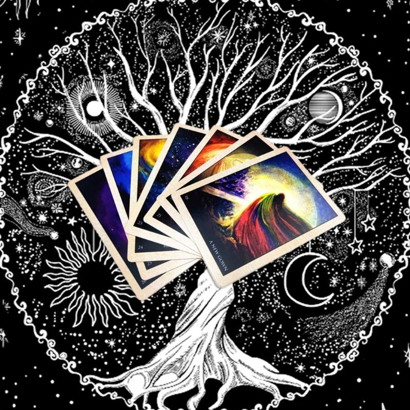 Divinationskarten Tischdecke 12 Sternbilder Tischdecke für Tarot-Enthusiasten