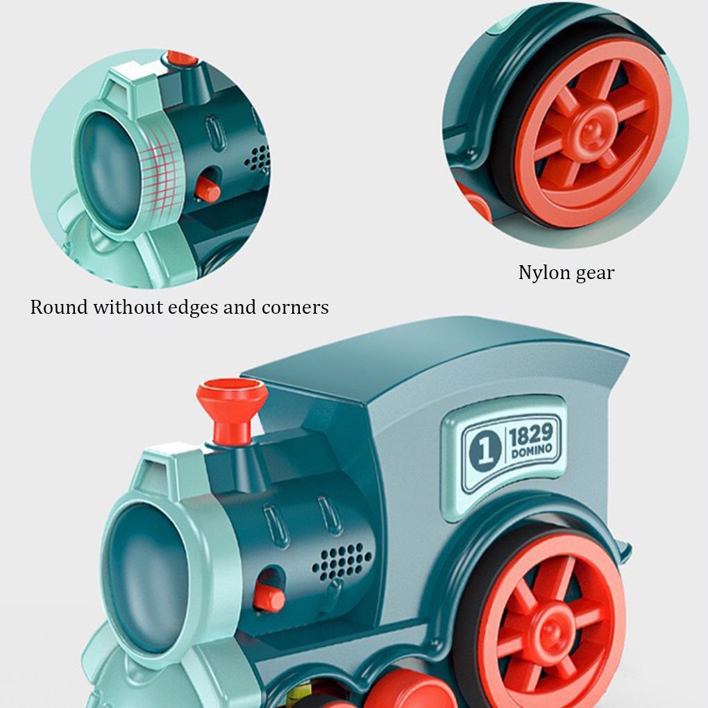 1 Set Kids Games Domino Train Mexican Stacking Game Electric Trains Building Toy Boys Girls Party Favors