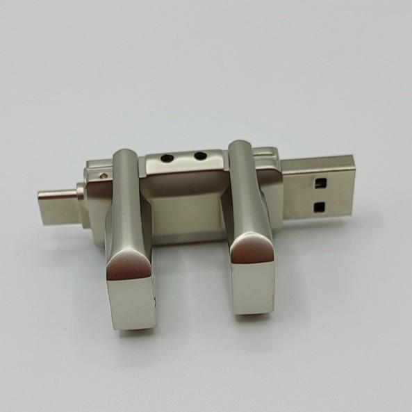 64GB Dual Interface USB 3.0 Type-C Metal High-Speed Supercar Flash Drive