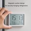 Contemporary Digital Wall Clock Date Temperature Stylish and Functional