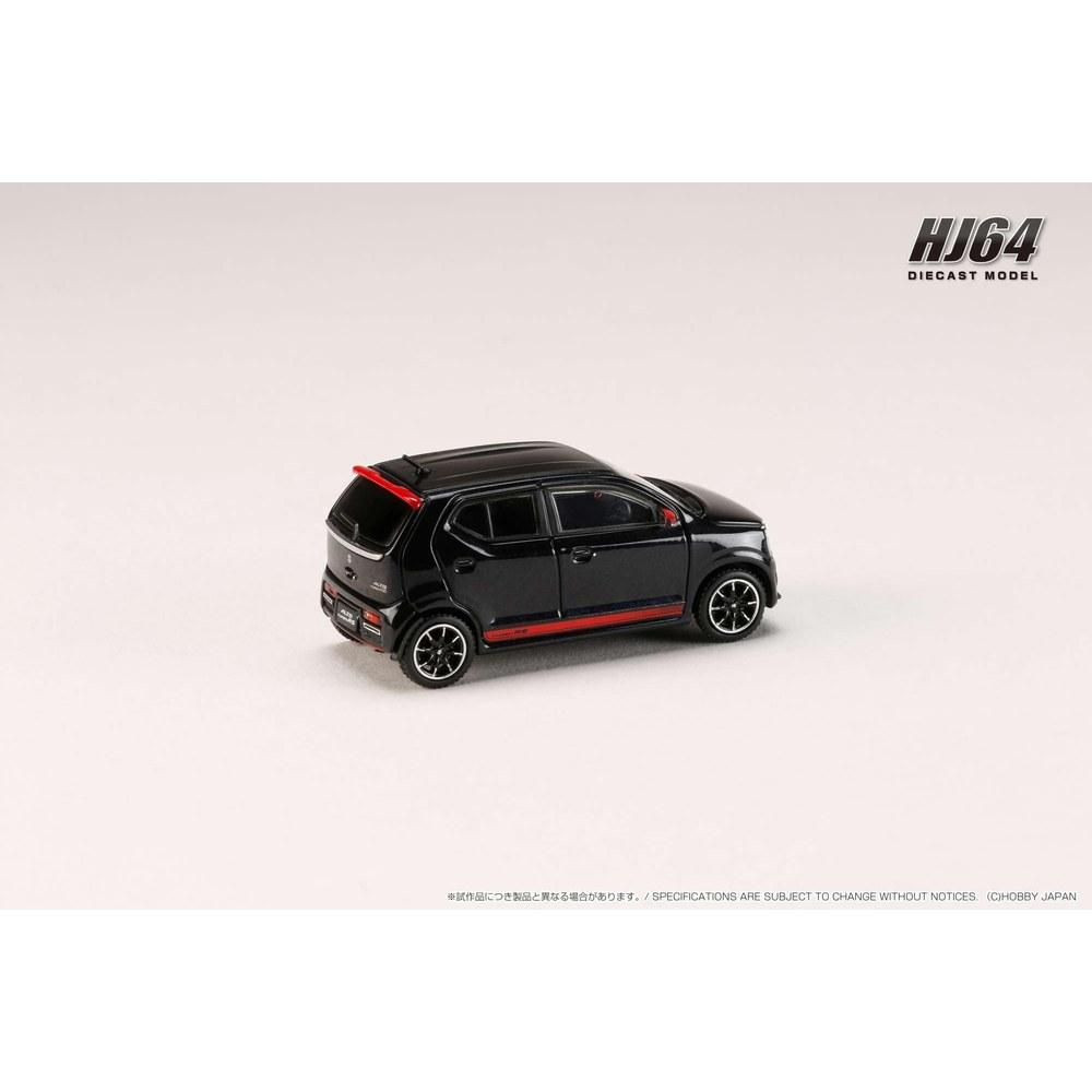HobbyJAPAN HJ64 1/64 Suzuki Alto Turbo RS HA36S Model Blueish Black Pearl 3 Completed