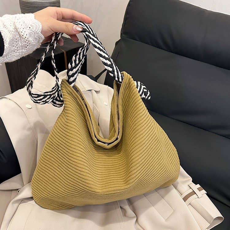 New soft wide shoulder strap flannel fashion shoulder bag