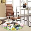 1pc Pokémon Pikachu & Friends Round Carpet - Anime Design, Office Chair Mat, Non-Slip Rug, Seasonal Gift, Suitable for Home Decor, Living Room