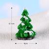 Christmas Tree Santa Claus Snowman Ornaments Miniature Garden Decor Figurines