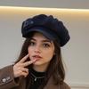 Novelty Stylish Cabbie Hat for Men Women Hat Dark Vintage Cabbie Caps Unisex Headwear Autumn Winter Hat for Daily Wear