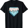 Kids Boys Funny Home Plate Drip Ice Cream Softball Baseball T-Shirt