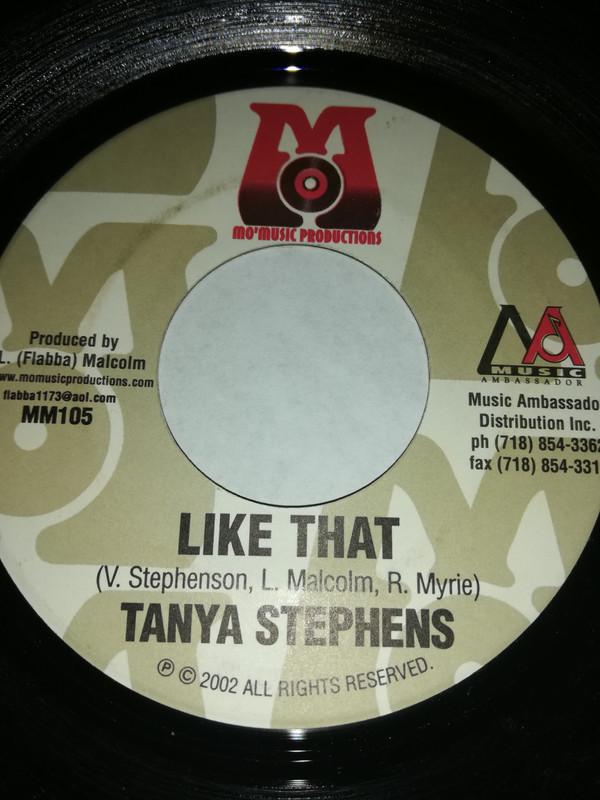 

7inch Record TANYA STEPHENS / ALOZADE - Like That / Real Hot Gal MM105 Mo Music Produ 2002 Jamaica Reggae, Ska & Dub Used