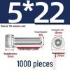 304 Stainless Steel Hex Socket Head Cap Screws, M2-M10, Extended Length