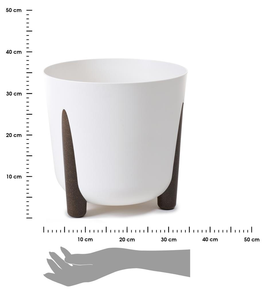 Donica Moss Biała 34Xh32 Cm