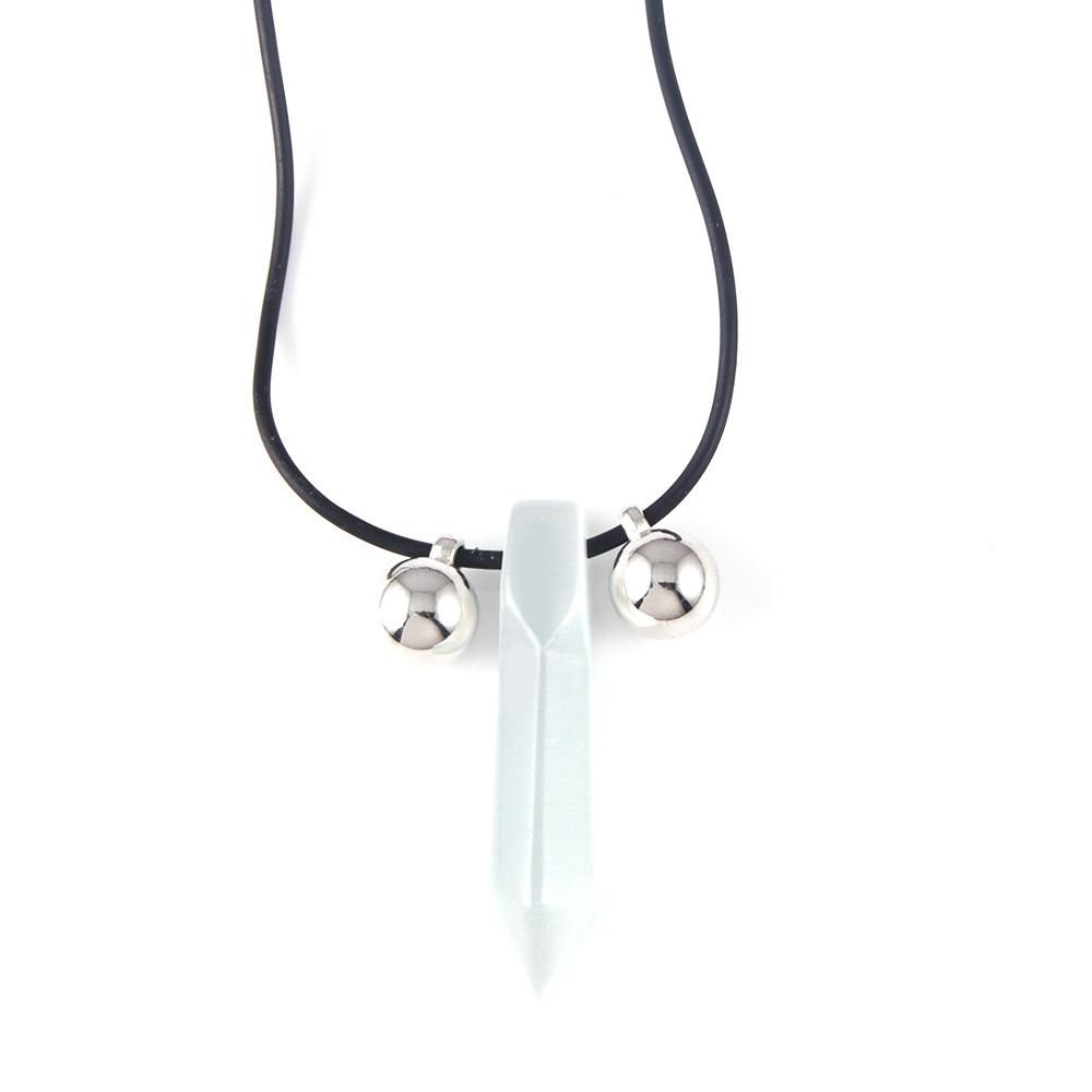 Naruto Pendant Necklace Anime Character Alloy With Leather Cord For Cosplay Fans