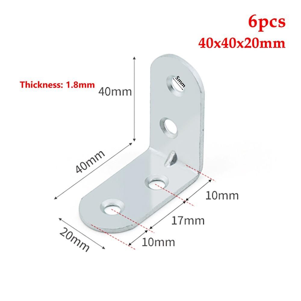 2/4/6/8/10Pcs 90 Degree Angle Bracket Iron Shelf Support Bracket  Cabinet Screens Wall