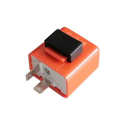 Motosiklet LED Flaşör Rölesi Ayarlanabilir Frekans Kare Yanıp Sönen Flaşör Motosiklet Led Işıkları Sinyal Göstergesi 12V Flaş