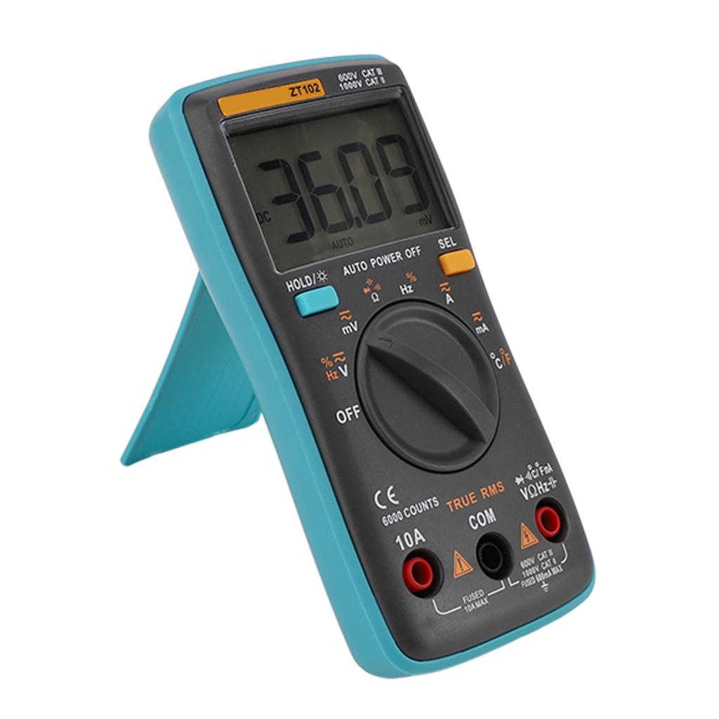 Digital Multimeter Pocket Automatic Range Current Voltage Tester for Electrician Test Household Use