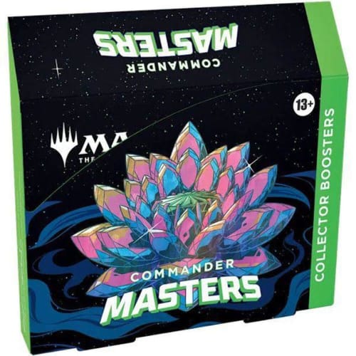 Magic the Gathering "Commander Masters" Collector Booster Minimal Packaging English Version MTG Trading Card Wizards of the Coast D20190000