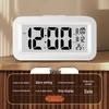 Multifunctional Smart Student Alarm Clock: Extra Loud, Silent, Rechargeable, with Temperature Display and Night Light