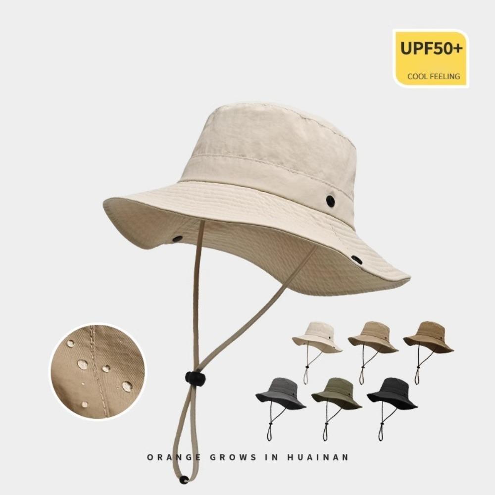 New Anti-Sun Bucket Hat Anti-UV Mesh Sunscreen Hat Breathable Quick Drying Visor Cap Women