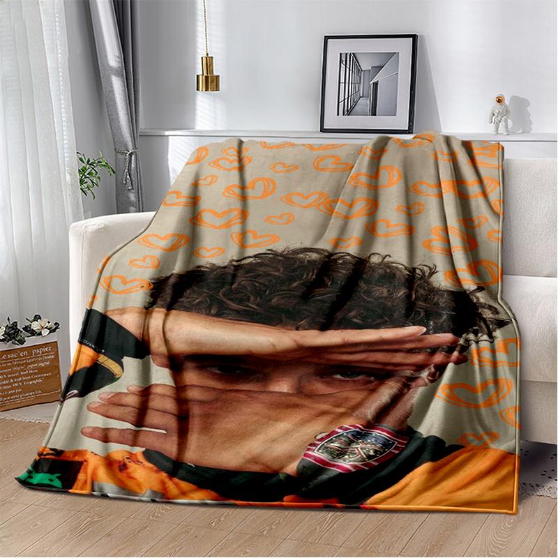 3D Landos Norris F1 Racer Soft Plush Blanket,Flannel Blanket Throw Blanket for Living Room Bedroom Bed Sofa Picnic Cover Gift