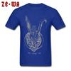 Tshirt Donnie Darko T Shirt Men Black Tshirt Suspicion Science Fiction Tops Tees Tony Vintage Cotton Streetwear Thriller Movie