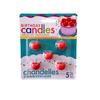 Korean Cake Decoration Ornaments Creative Three-dimensional Fruit Cherry Cherry Styling Candle Birthday Plug-in