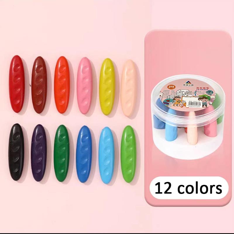 

12/24/36 цветов Смываемые мелки Не пачкают руки Малыш Рисование Креативные мелки для детей Нетоксичные Детские раскраски Художественные принадлежности