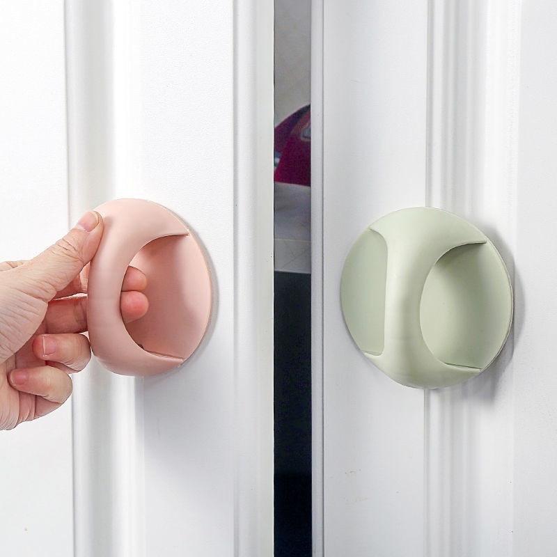 Adhesive Drawer Pull Handle Helper For Wardrobe Glass Window Door Non Drilling Plastic Puller Grab Bar Accessory