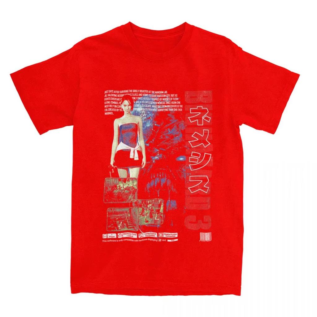 Men Residented Eviled 4 Biohazard Game TShirts 100 Cotton Clothes Short Sleeve TShirt O Neck Harajuku Tee Shirt Big Size
