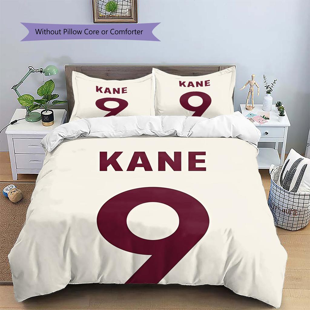 Kane9 Pattern Bedding Home Decoration Birthday Gift (1 * duvet cover + 2 * pillowcase, without core),fan merchandise.