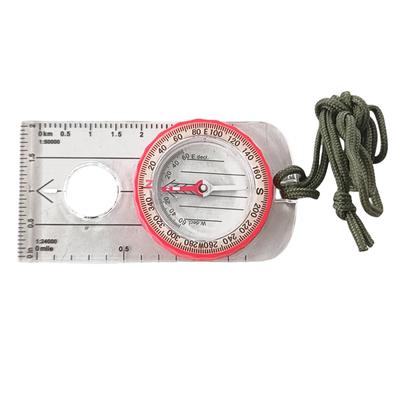 Luminous Compass for Expedition High Accuracy Waterproof Compass Travel Tools Multifunctional with Magnifier for Hiking Survival