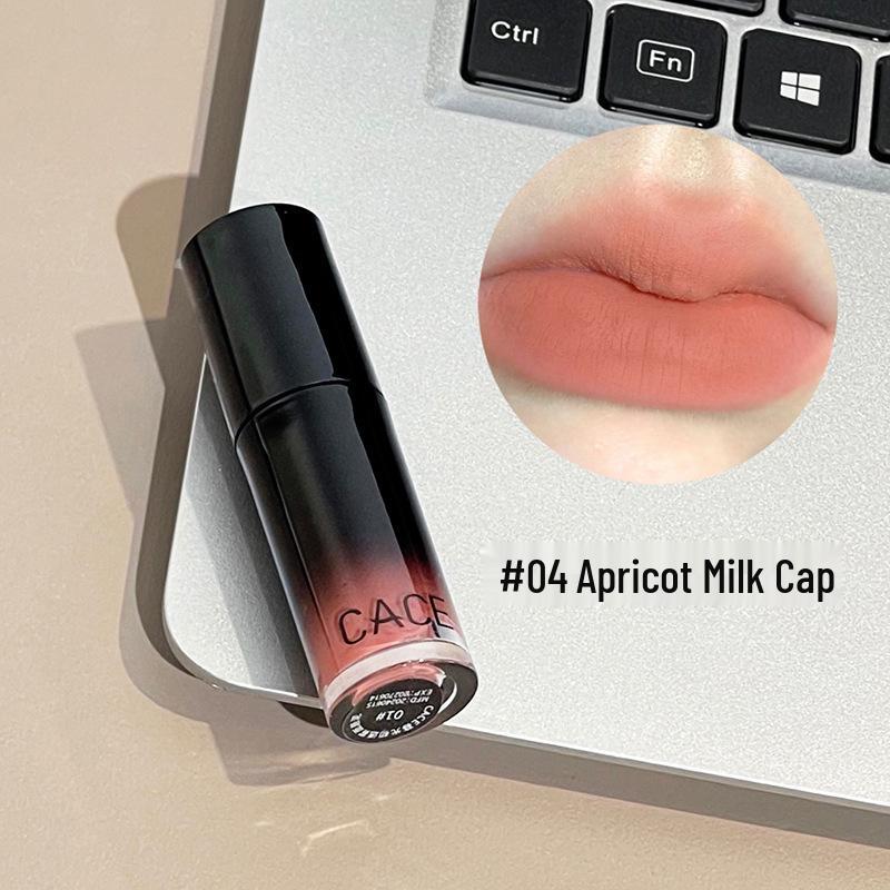 CACE Twilight Dew Matte Lip Mud: Silky, Pigmented, Whitening, Long-Lasting, Non-Stick Velvet Lip Gloss.