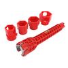 Faucet Sink Installer Wrench 14 in 1 Multifunctional Plumbing Wrench Multi Tool for Toilet Bathroom Kitchen Plumbing