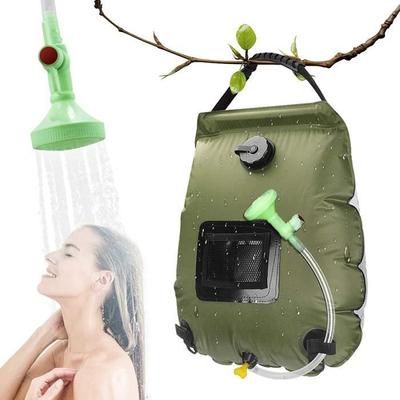 Camping Solar Shower - 20 L - Temperature Indicator - Portable - Durable and Waterproof
