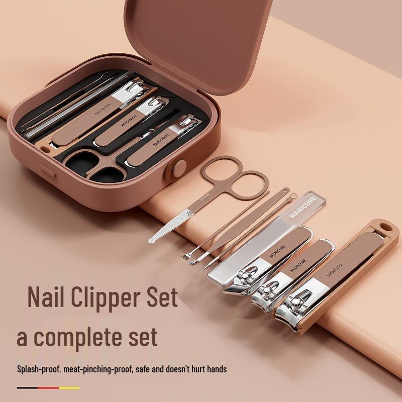 Premium Anti-Splatter Nail Art Set with German Craftsmanship and Storage Box